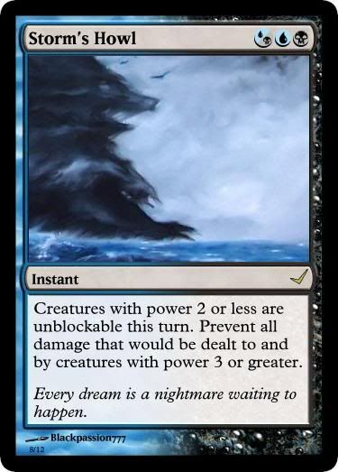 Black And White 2 Creatures. Blue and Black, Unblockable 2