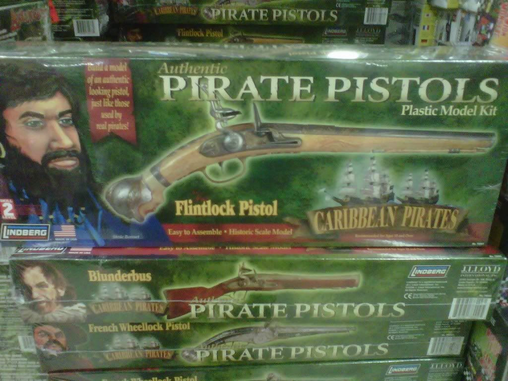 Lindberg Pirate Pistol models 7.99 Ollies