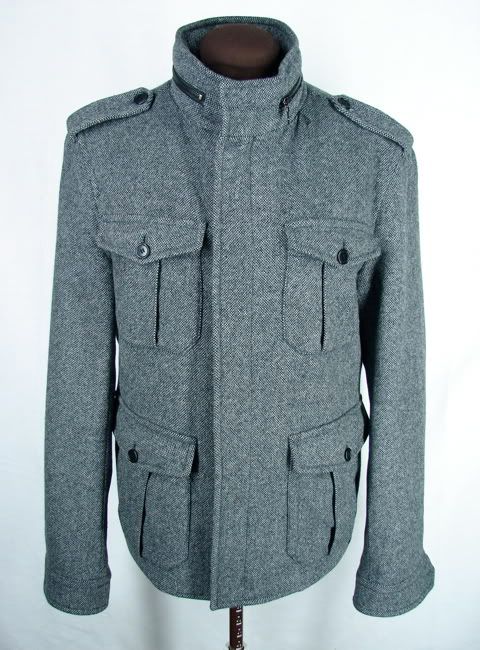 zara wool tweed hooded jacket gray sz m for sale zara wool tweed hooded jacket gray sz m for sale