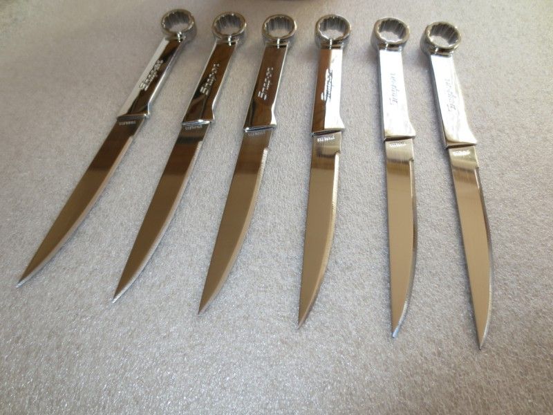 SNAPON TOOLS 6 pc steak knife set NEW IN BOX snap on wrench kitchen