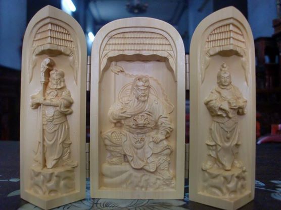 Tượng Gỗ Hoàng Dương, Gỗ Trầm. Vòng hạt đeo tay Gỗ Quý. Bộ Xông Trầm Gỗ Hương - 3