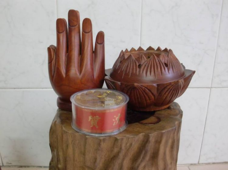 Tượng Gỗ Hoàng Dương, Gỗ Trầm. Vòng hạt đeo tay Gỗ Quý. Bộ Xông Trầm Gỗ Hương - 37