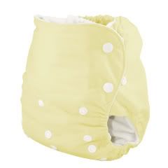 Butter Yellow Knickernappies One Size Diaper