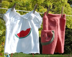 12 Months Watermelon Tee and Board Shorties Set