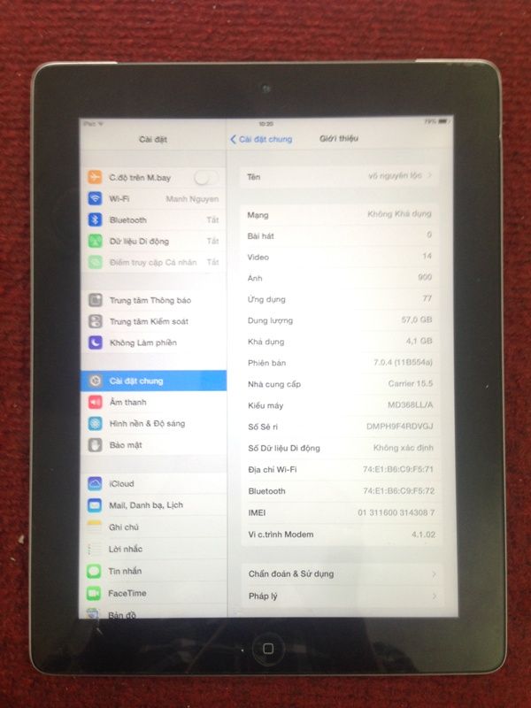 Ipad mini (4G+wifi), ipad 3 (3G+wifi) máy đẹp giá tốt cho mọi người...... - 11