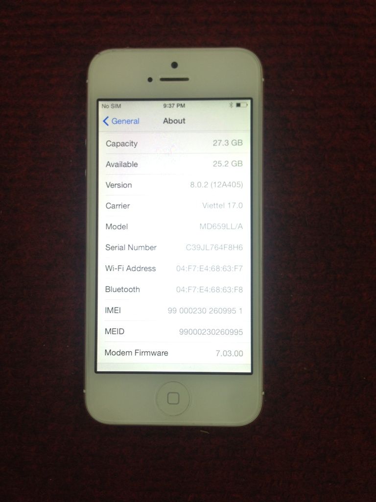 Iphone 5 16Gb và 32Gb trắng quốc tế, máy đẹp leng keng..... - 2