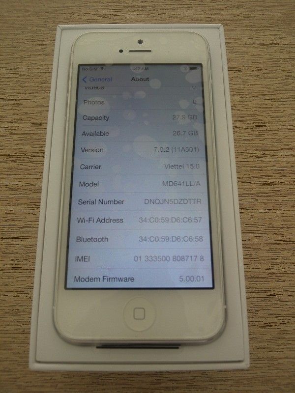 iPhone 5 white 32gb, World, like new, full options, giá tốt.